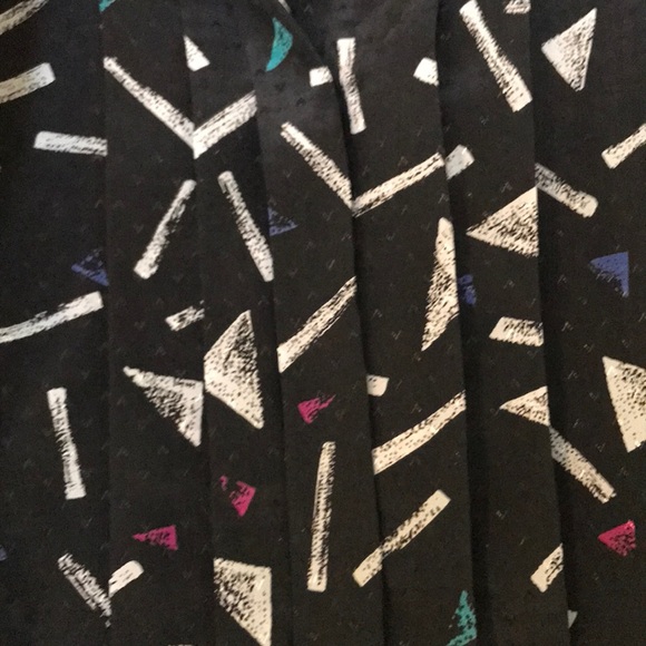 Retro 80s/90s confetti plus size blouse - Picture 2 of 6